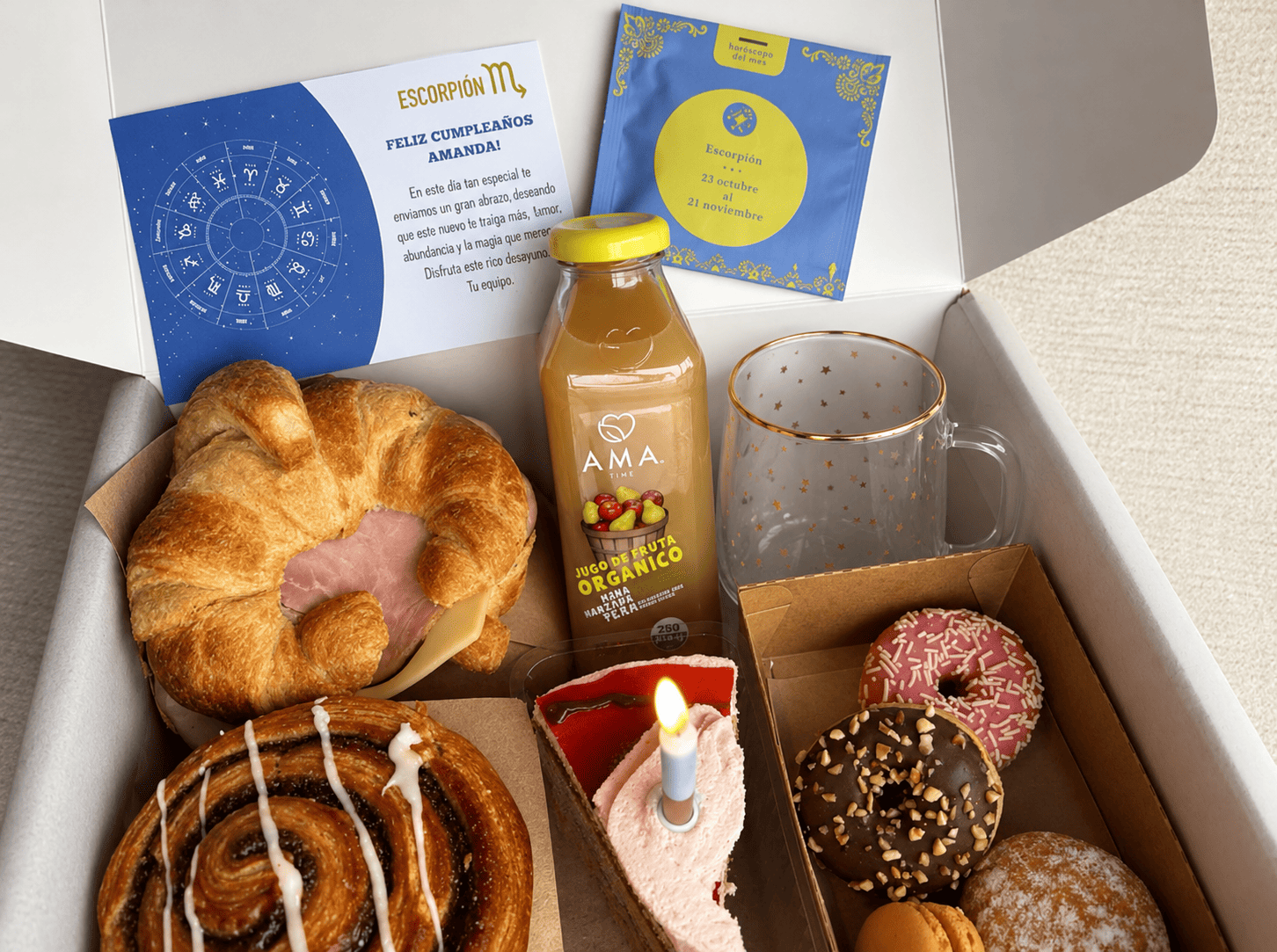 ♏️Desayuno Escorpión Taza estrellas— Edición Limitada